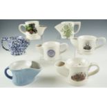 A group of shaving mugs, including Wade, Crown Devon, Price Pottery "Victorian" pattern, Boots The