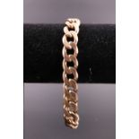 A late 20th Century 9 ct gold Cuban link chain bracelet, Sheffield, 58.48 g, 34 cm