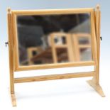 A pine dressing table mirror, 45.5 x 45 cm