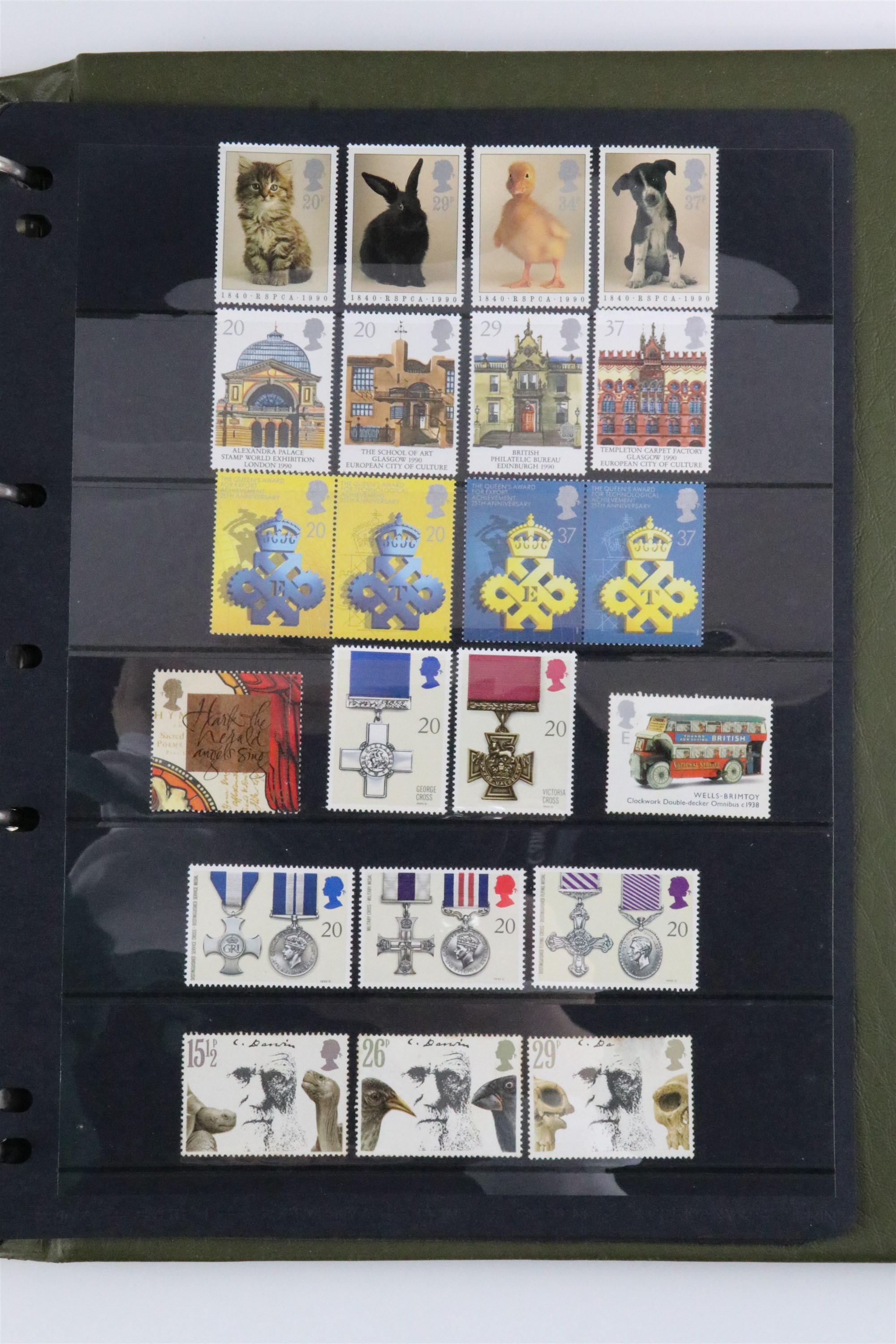 An album containing a collection of unfranked GB commemorative stamps - Image 29 of 30