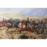 After Richard Caton-Woodville (1856 - 1927) "The Charge of The Light Brigade", print, 20th