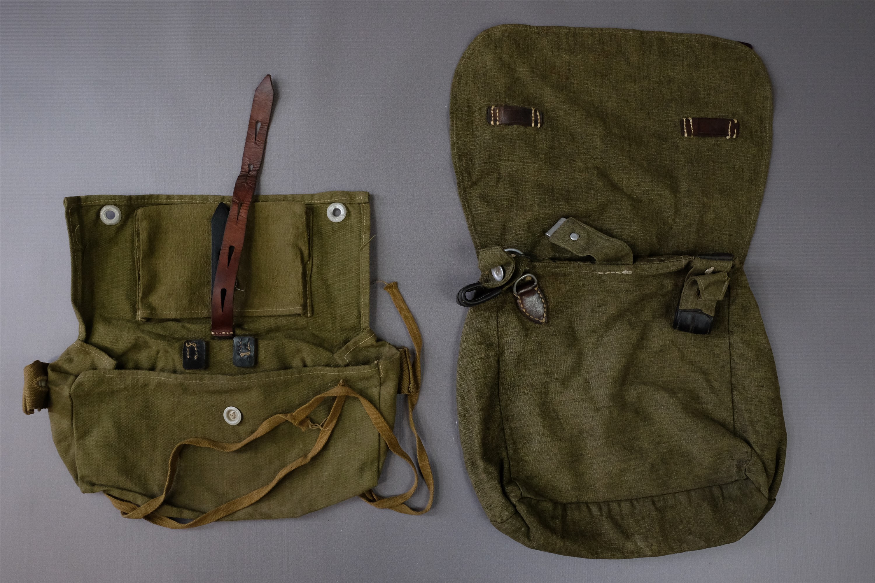 A set of German Third Reich pattern Y-straps, together with a quantity of reproduction equipment - Image 3 of 6
