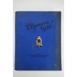 The German Third Reich 1936 Olympics photo-card book "Die Olympischen Spiele 1936", Cigaretten-