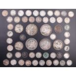 A group of pre-1920 silver GB coins, 147 g