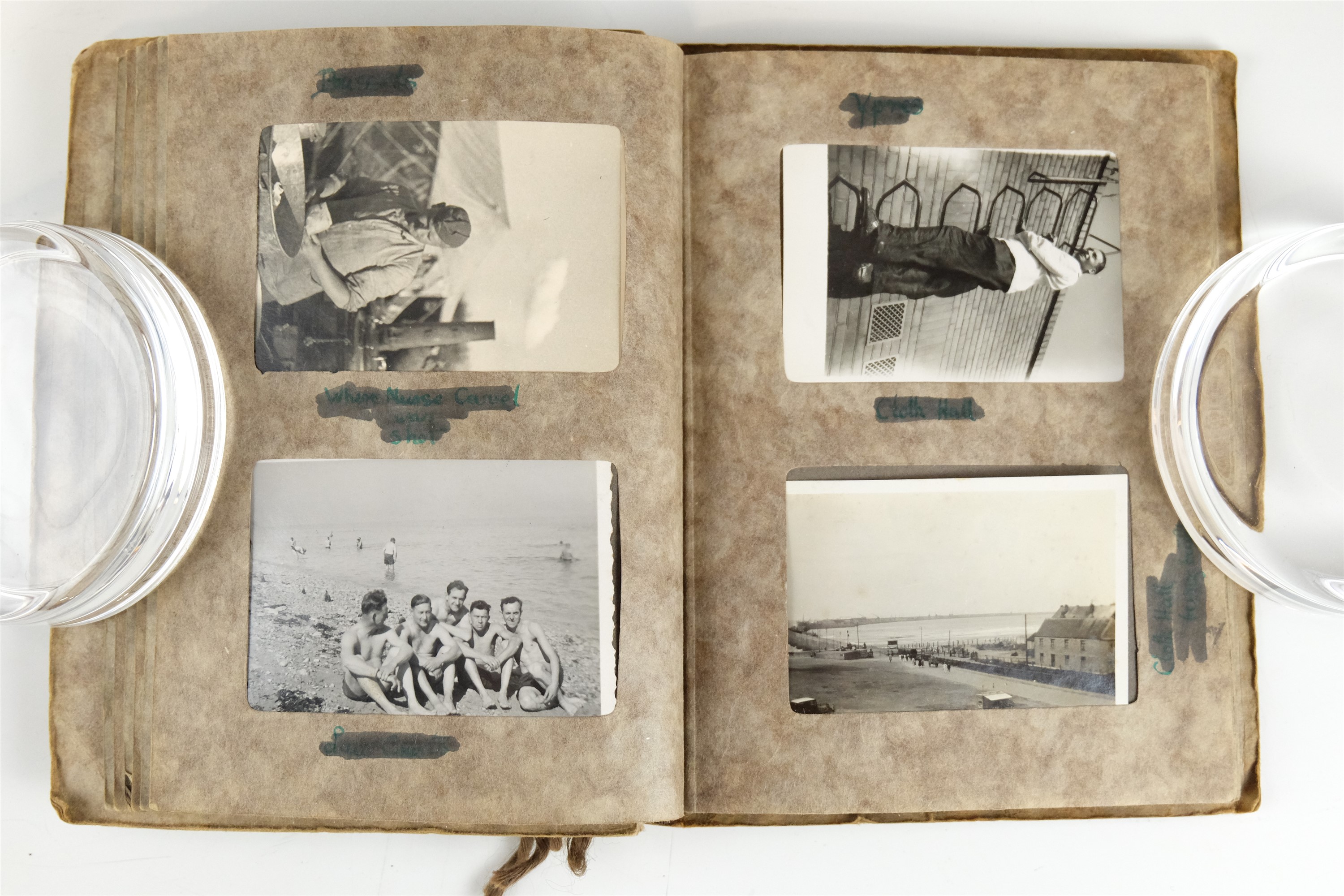 Two vintage albums of German Third Reich army soldiers' personal photographs - Image 5 of 8