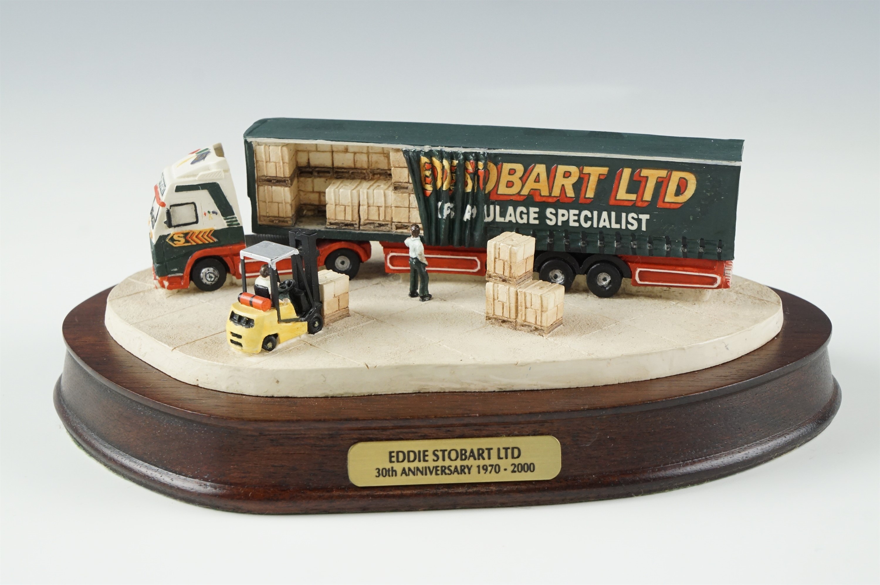 A Border Fine Arts Eddie Stobart Ltd 30th Anniversary limited edition figurine, 1970 - 2000