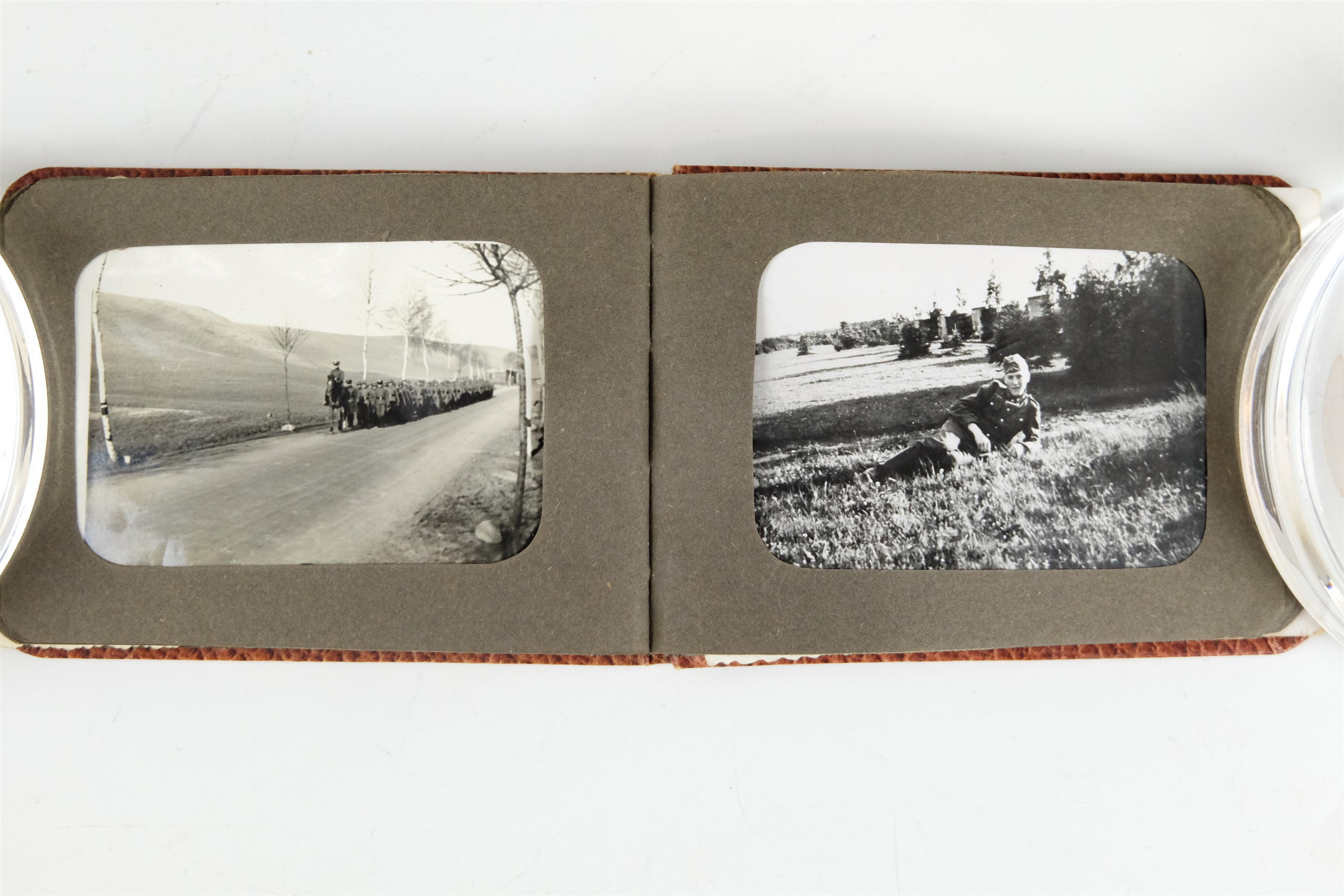 Two vintage albums of German Third Reich army soldiers' personal photographs - Image 7 of 8