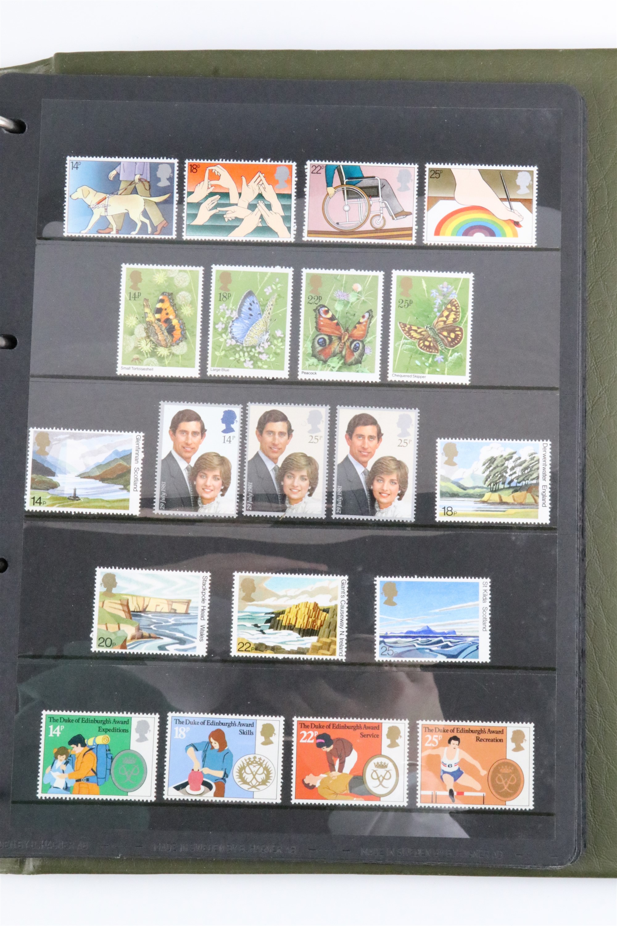 An album containing a collection of unfranked GB commemorative stamps - Image 15 of 30