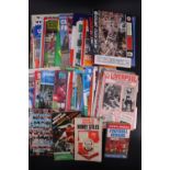 A quantity of 1980s football programmes including Liverpool v West Bromwich Albion 13th September