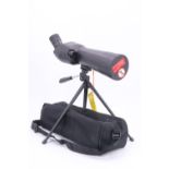 A Optus Zoom 20 - 60 x 60 spotting scope with table tripod