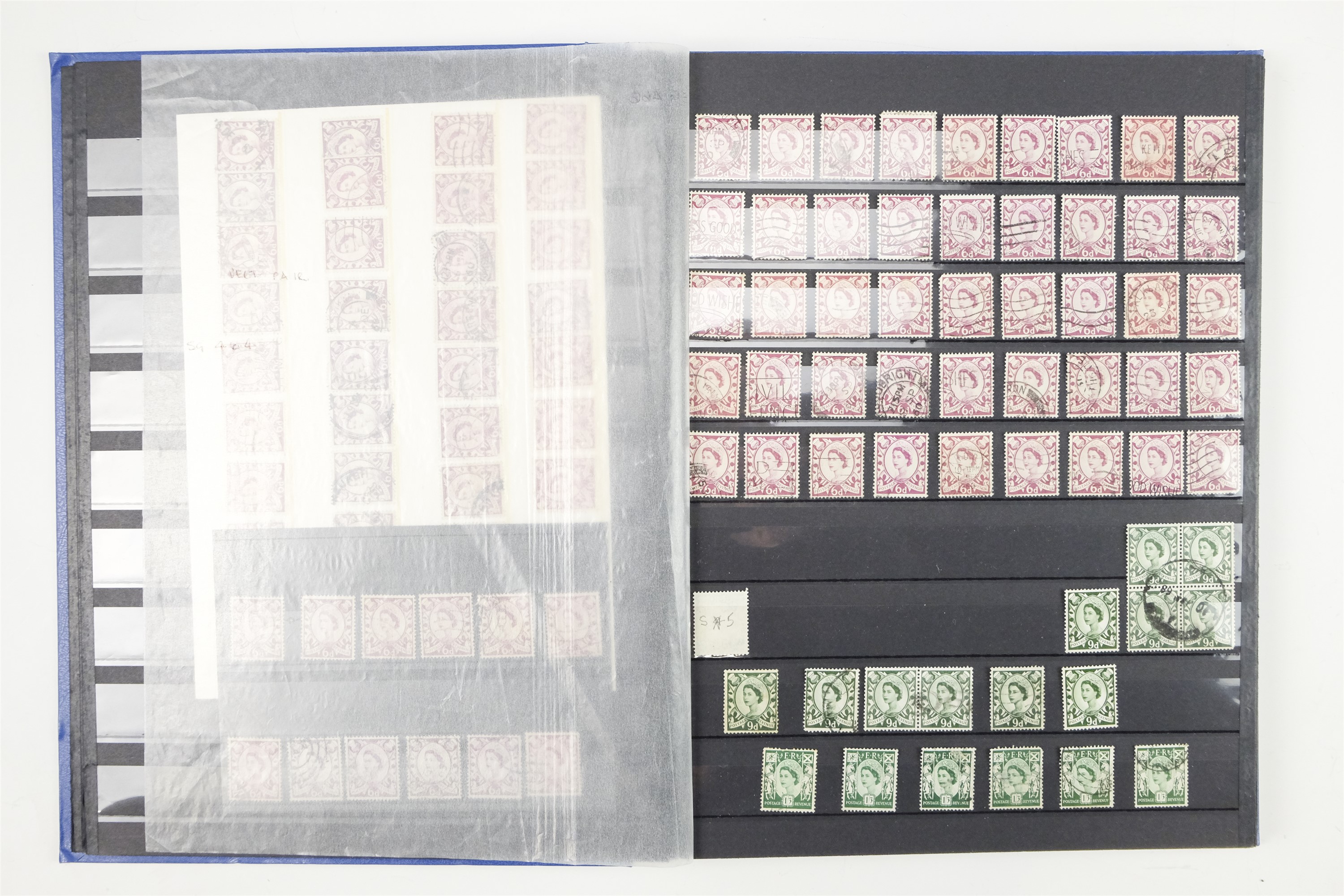Six hingeless albums of largely GB QEII stamps, comprising definitives, commemoratives, decimal - Image 45 of 90