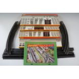 A group of Hornby model railway track, comprising four "Track Packs" and a quantity of straights and