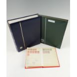 Three albums each containing a collection of Victorian and later GB definitive and commemorative