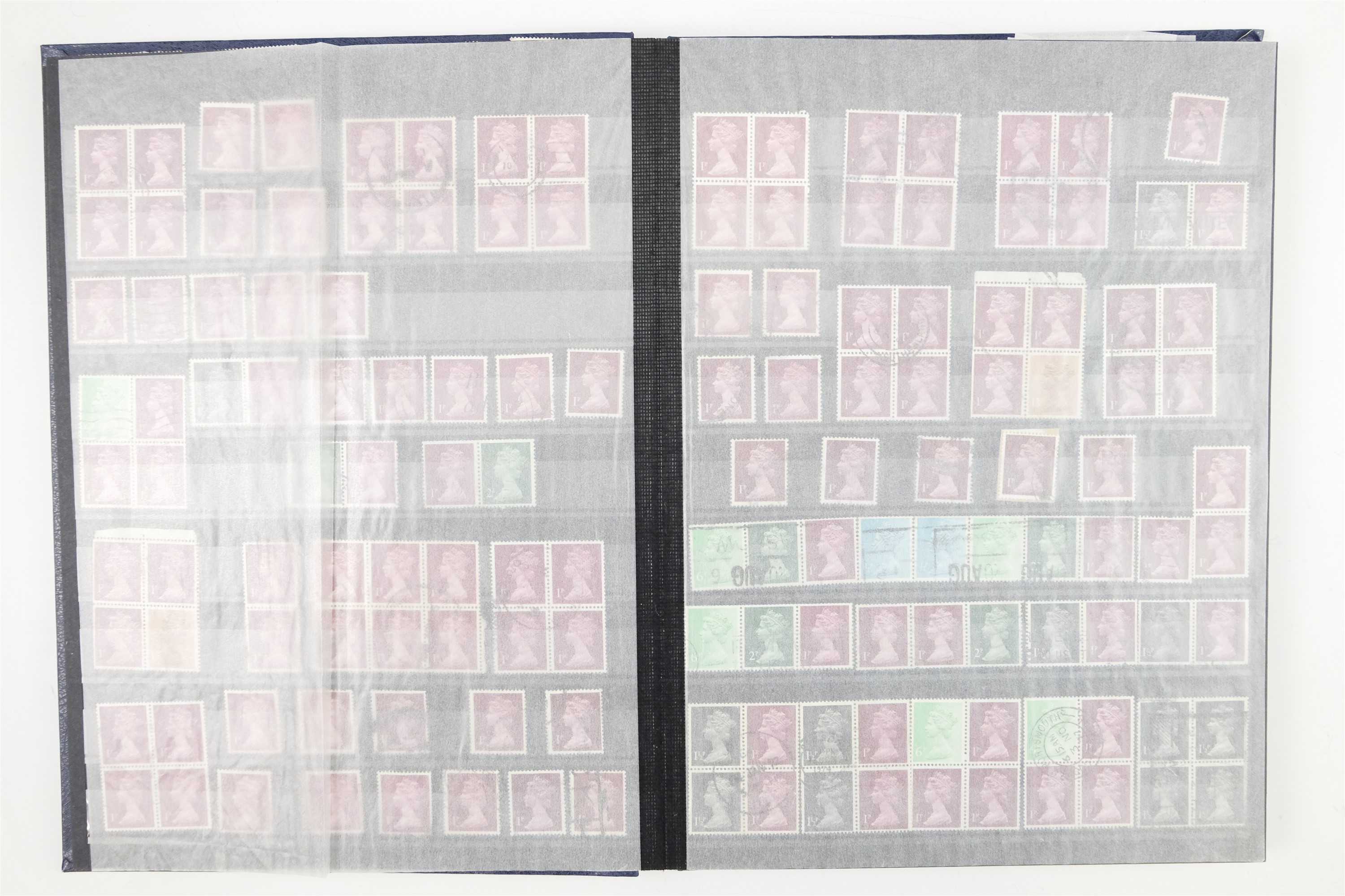 Six hingeless albums of largely GB QEII stamps, comprising definitives, commemoratives, decimal - Image 80 of 90