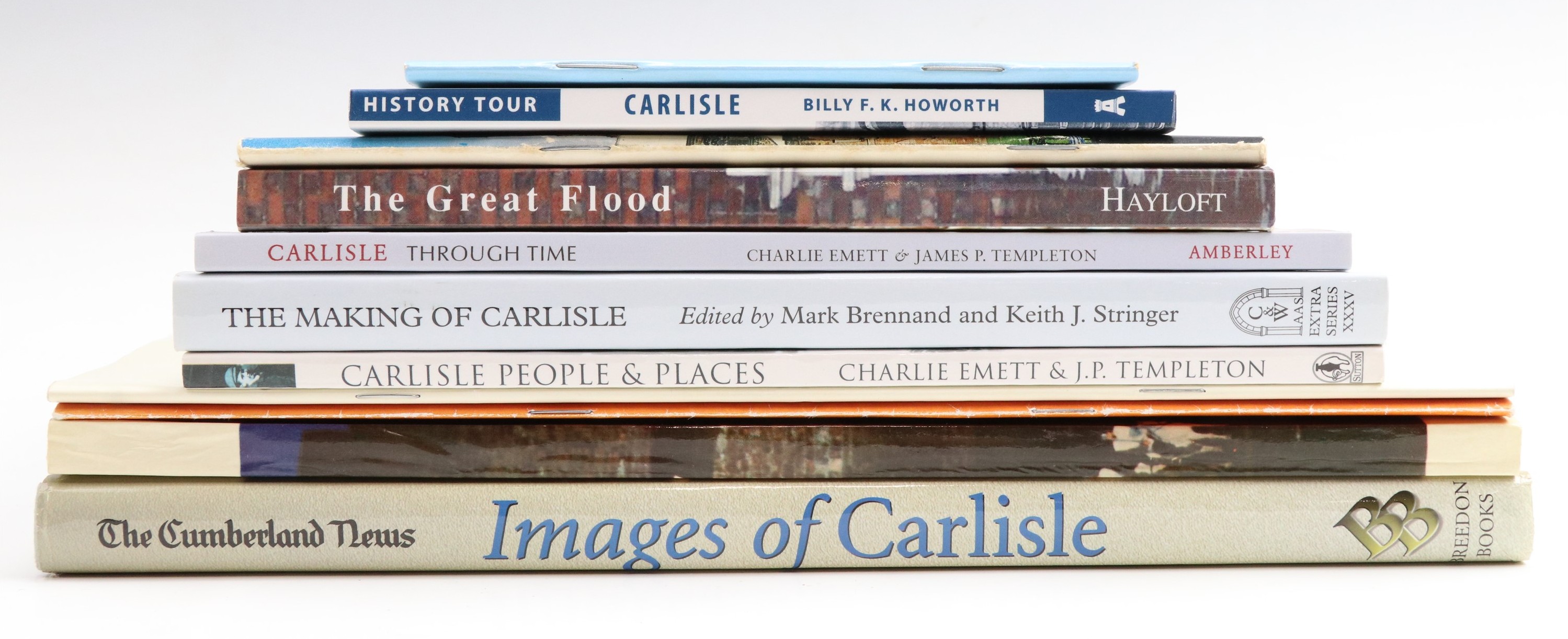A group of books on the history of Carlisle
