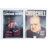 [ Sir Winston Churchill ] 1965 Daily Mail "Souvenir of His Life in Pictures" together with The