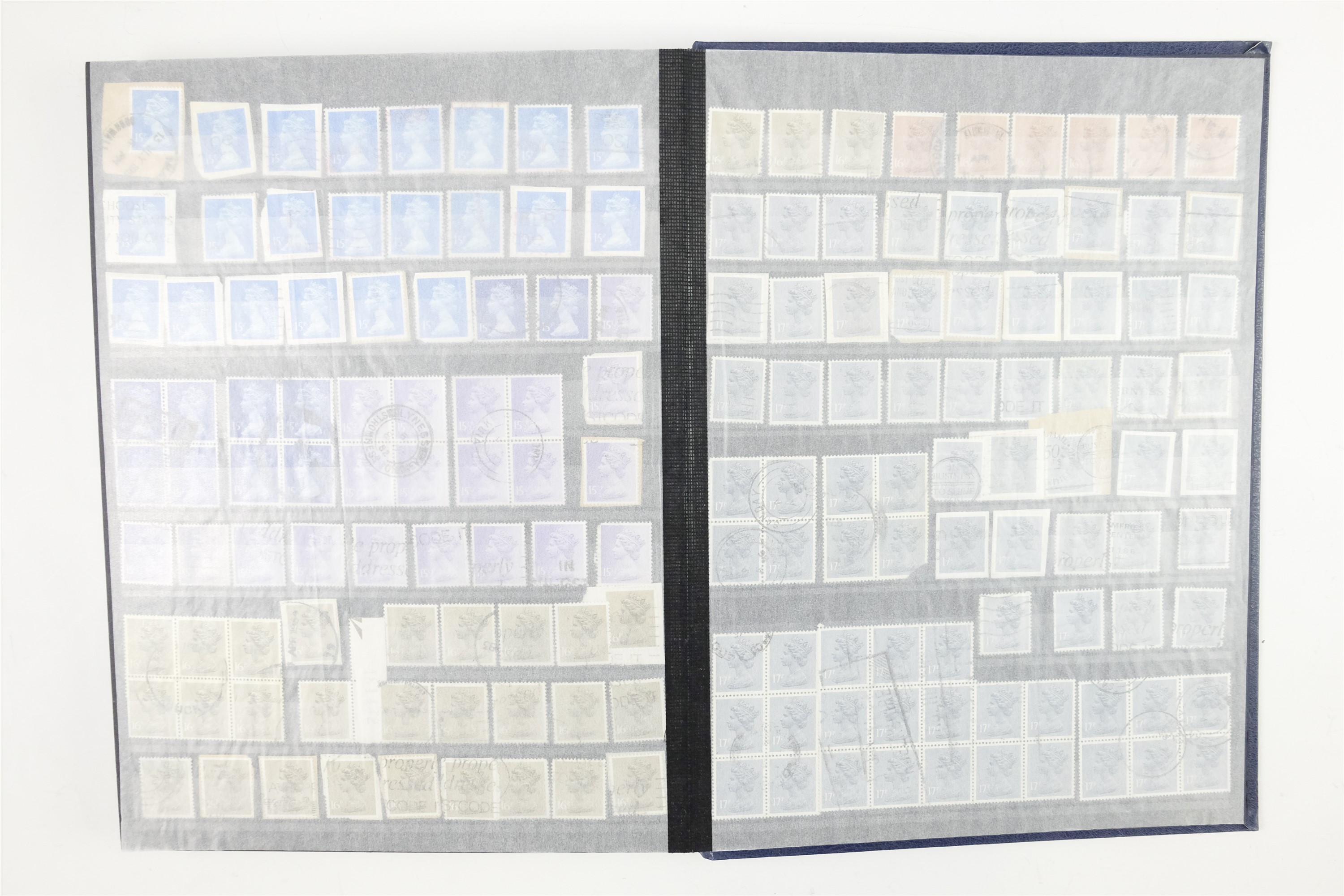 Six hingeless albums of largely GB QEII stamps, comprising definitives, commemoratives, decimal - Image 89 of 90