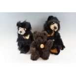 Three Charlie Bears, comprising Slothy Joe, Malcolm and Alexander, by Isabelle Lee, tallest 52 cm