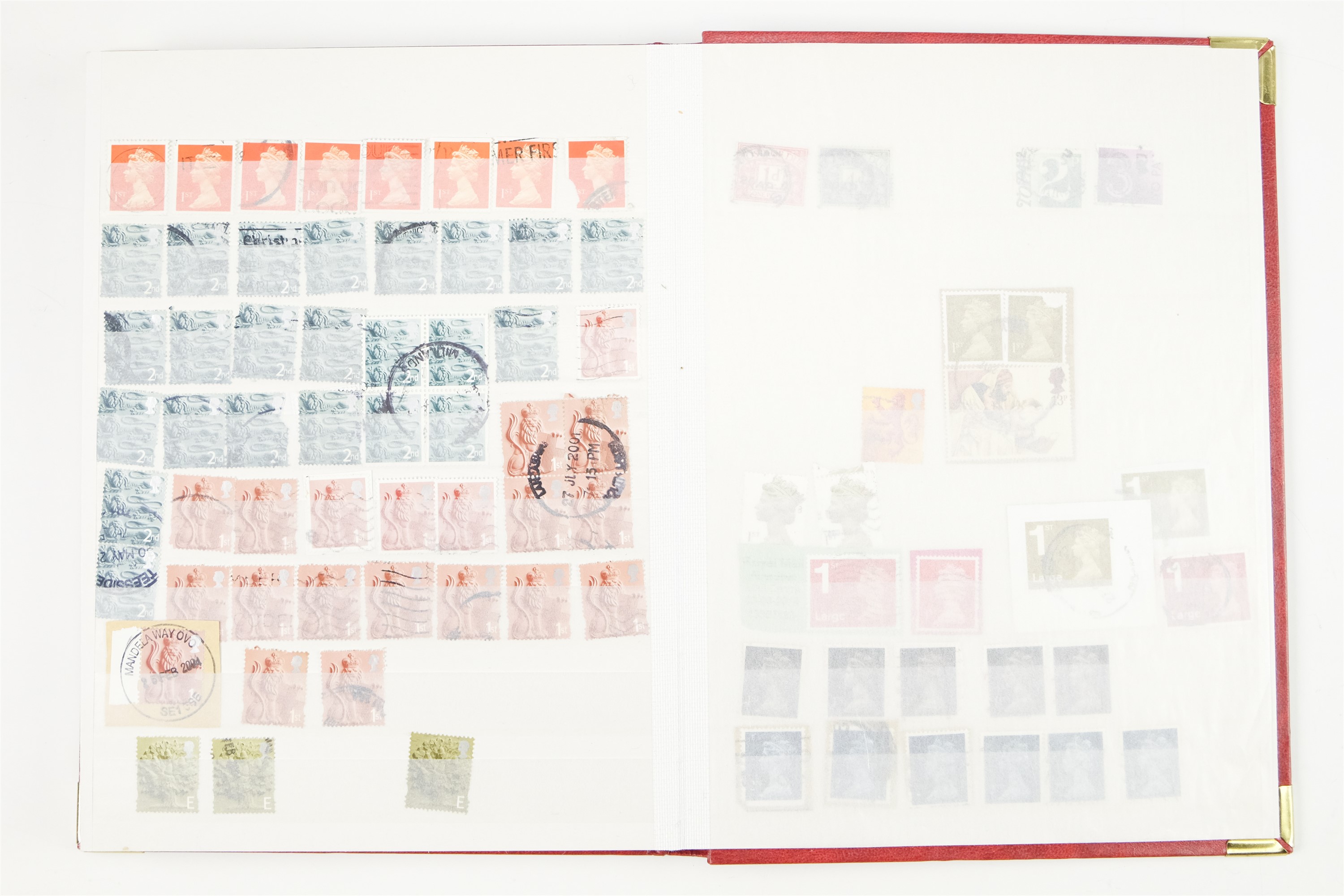 Six hingeless albums of largely GB QEII stamps, comprising definitives, commemoratives, decimal - Image 21 of 90