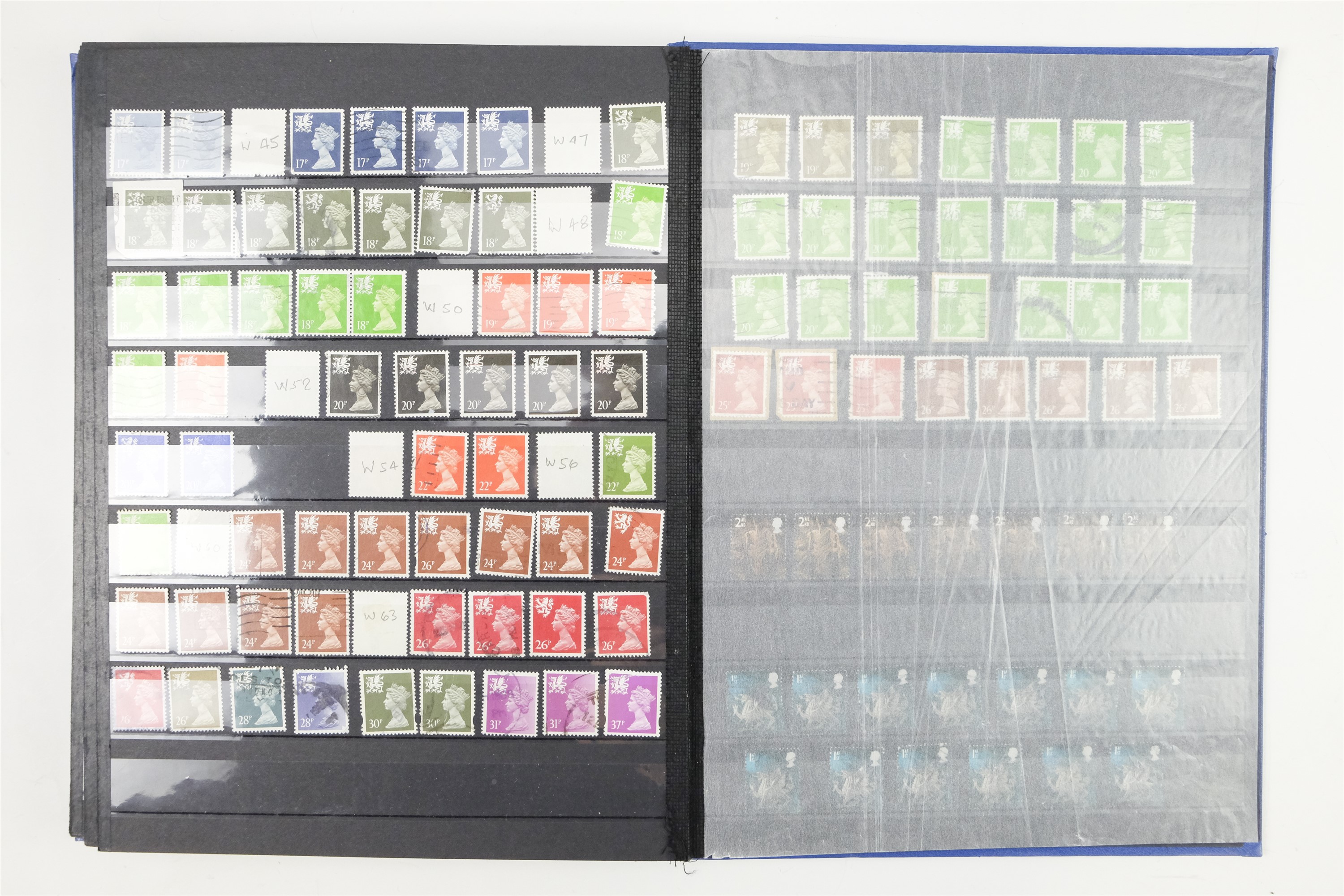 Six hingeless albums of largely GB QEII stamps, comprising definitives, commemoratives, decimal - Image 56 of 90