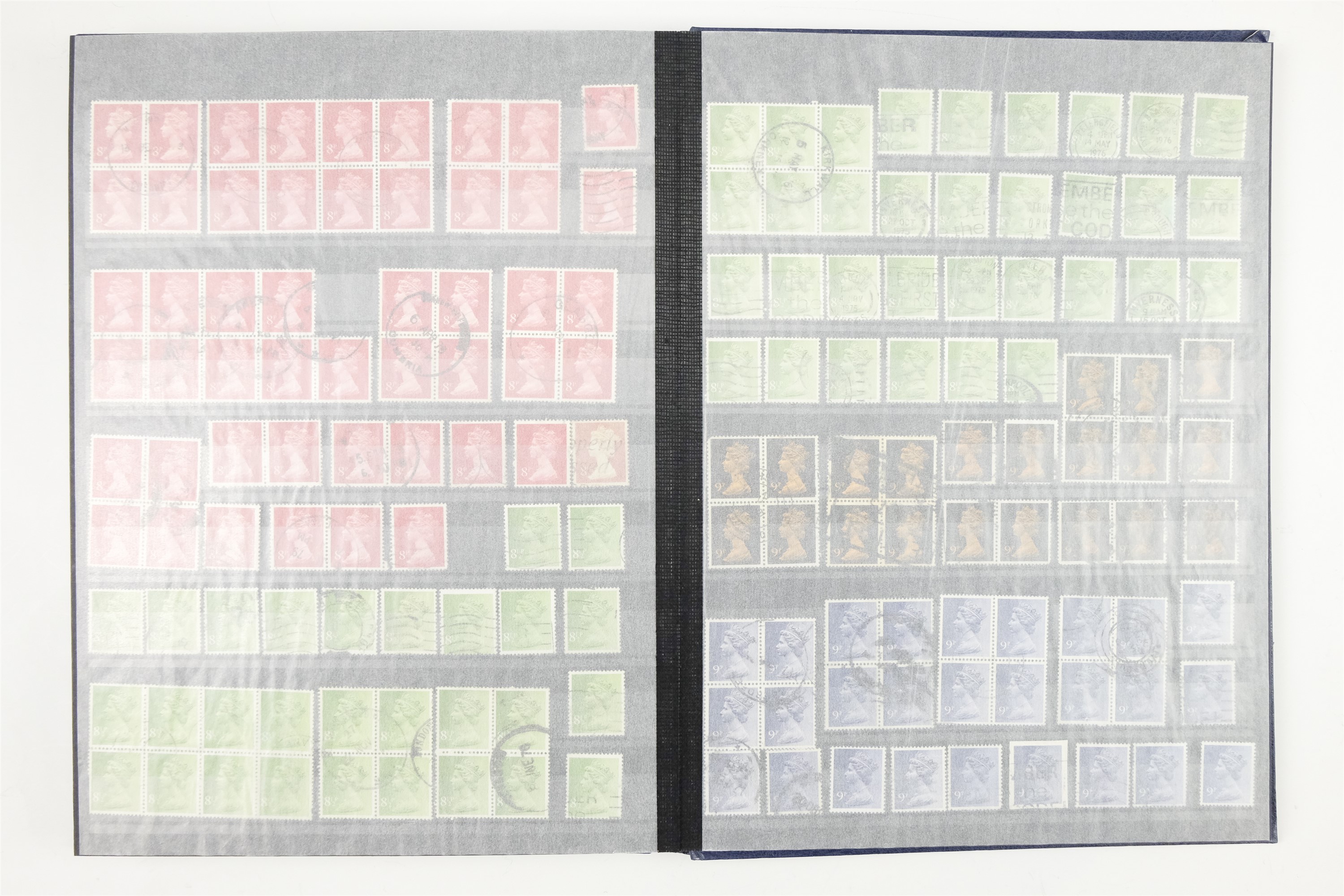 Six hingeless albums of largely GB QEII stamps, comprising definitives, commemoratives, decimal - Image 85 of 90