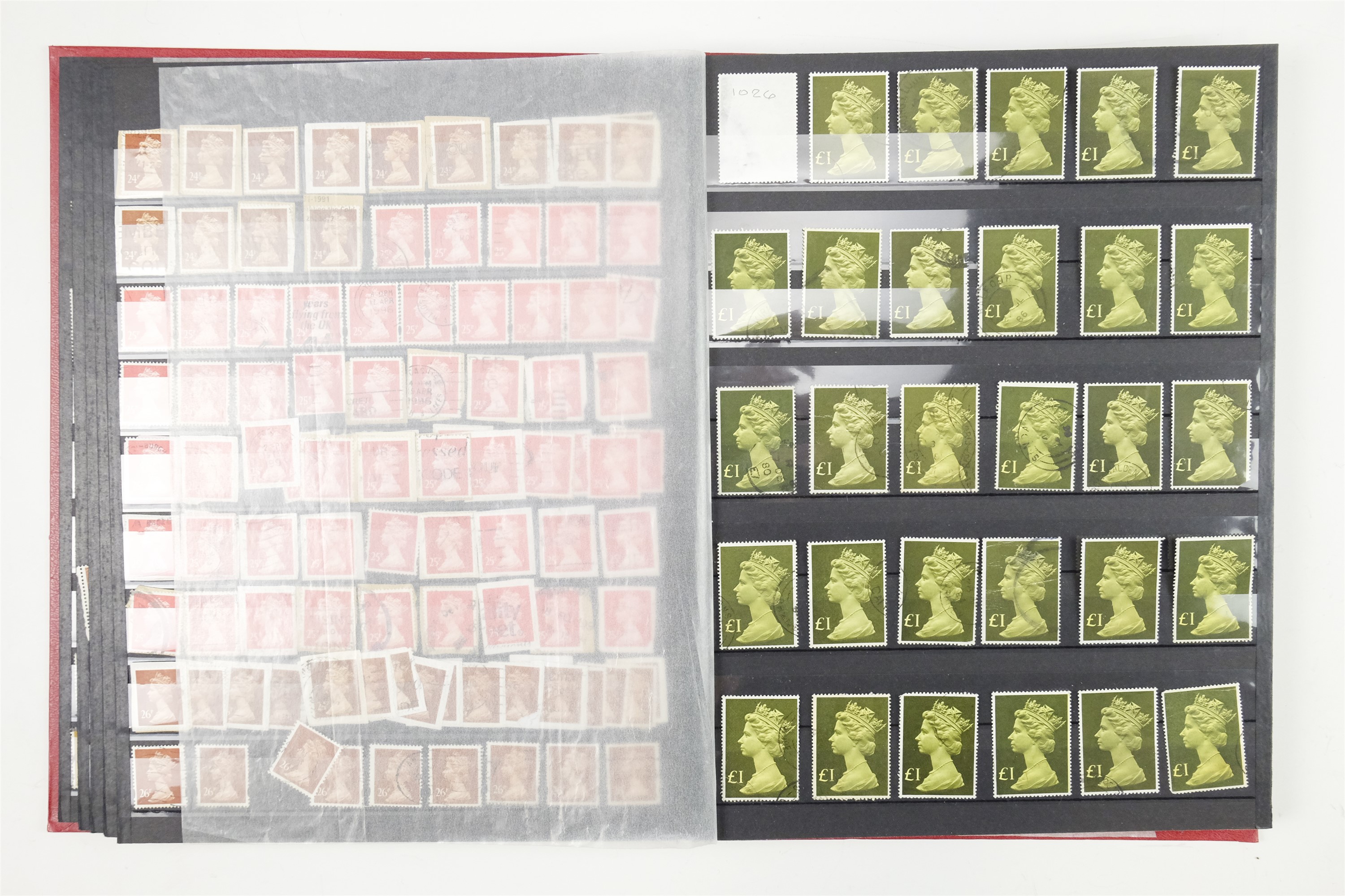 Six hingeless albums of largely GB QEII stamps, comprising definitives, commemoratives, decimal - Image 65 of 90