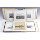 McPhee A large quantity of photographs of passenger steamers, mid 20th Century, framed under