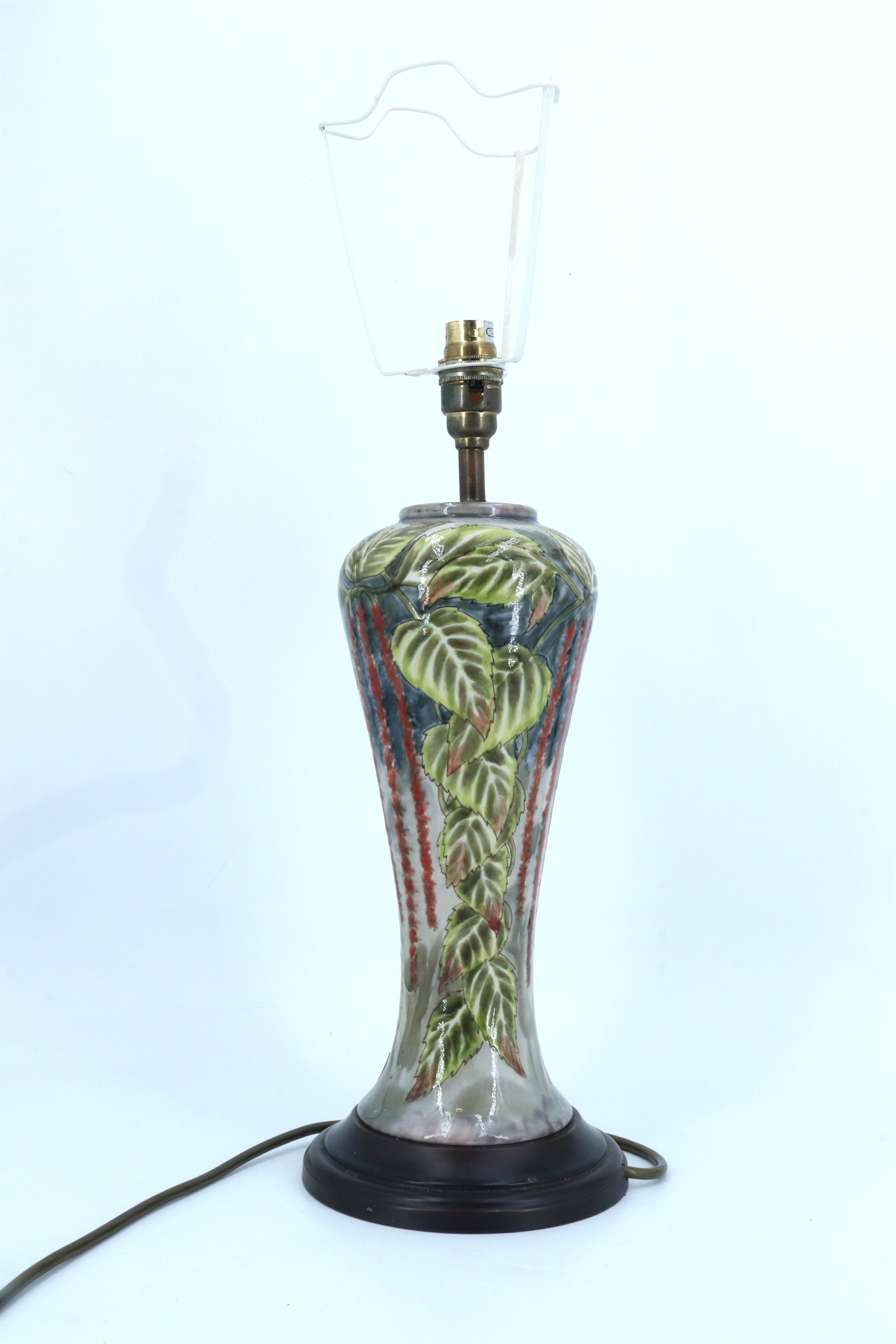 A Cobridge Stoneware table lamp, 42 cm to socket - Image 2 of 3