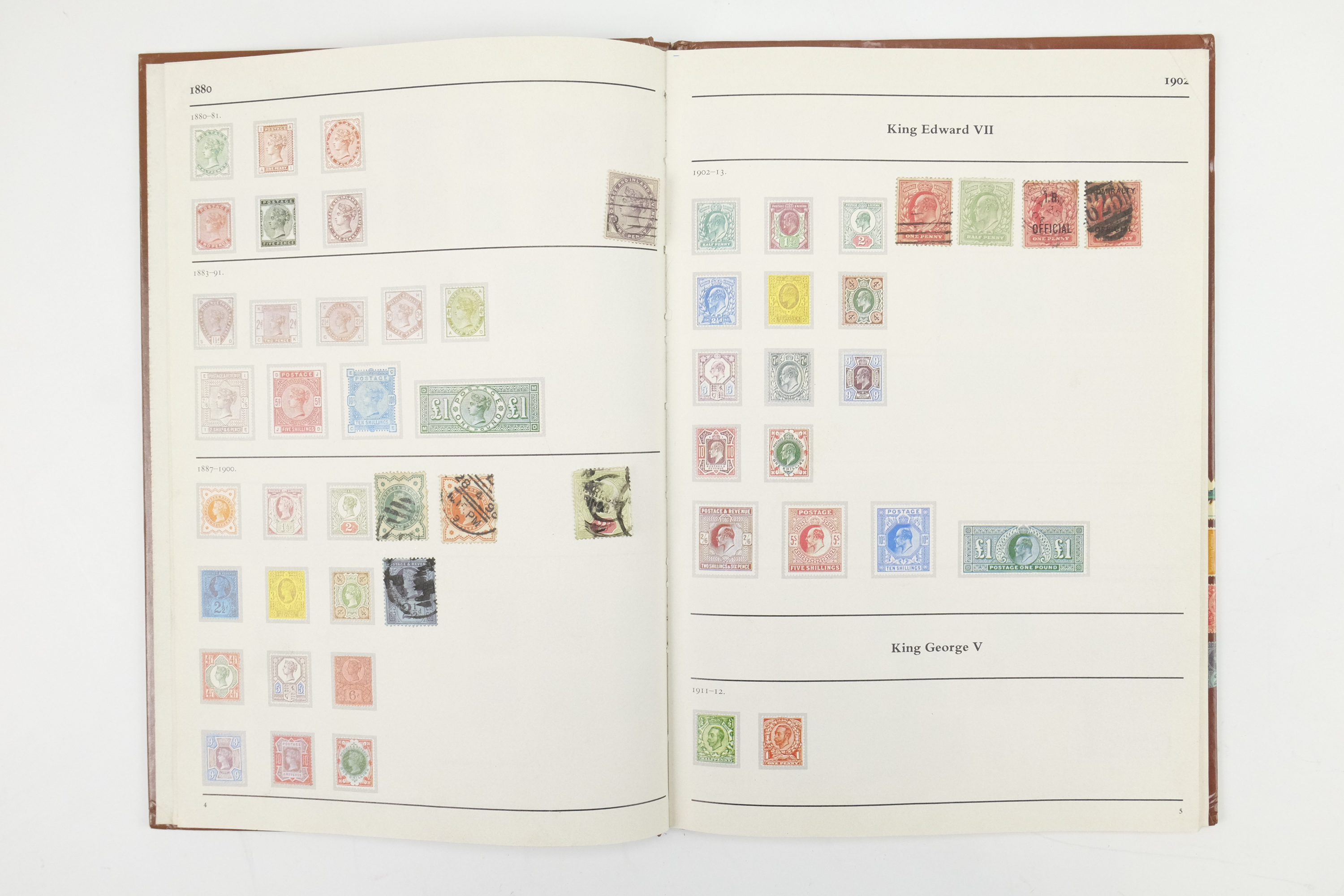A GREEN album of Victorian to QEII definitive and commemorative stamps together with two juvenile - Image 5 of 40