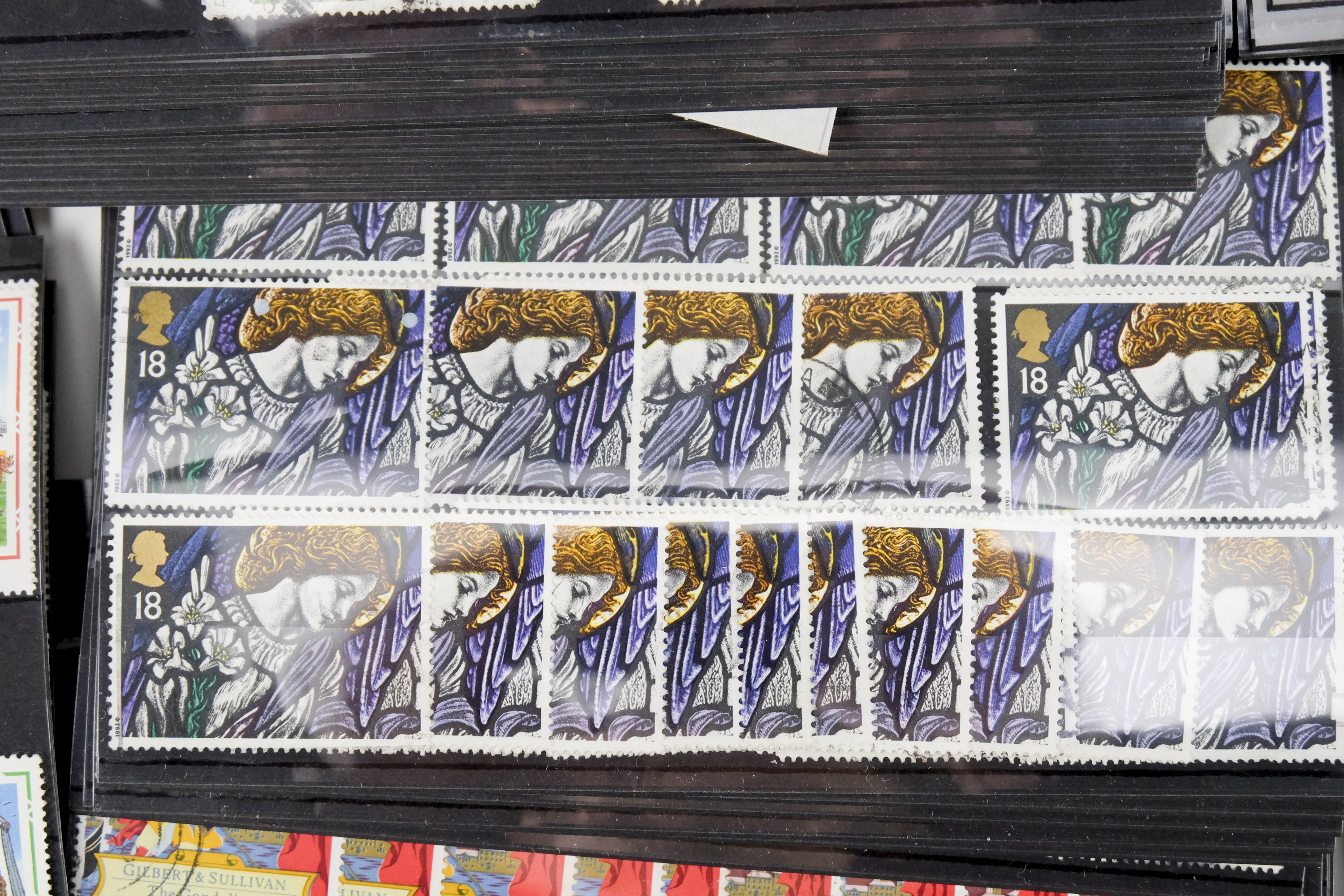 A large group of stock cards containing an extensive collection of GB and world stamps, including - Image 7 of 14