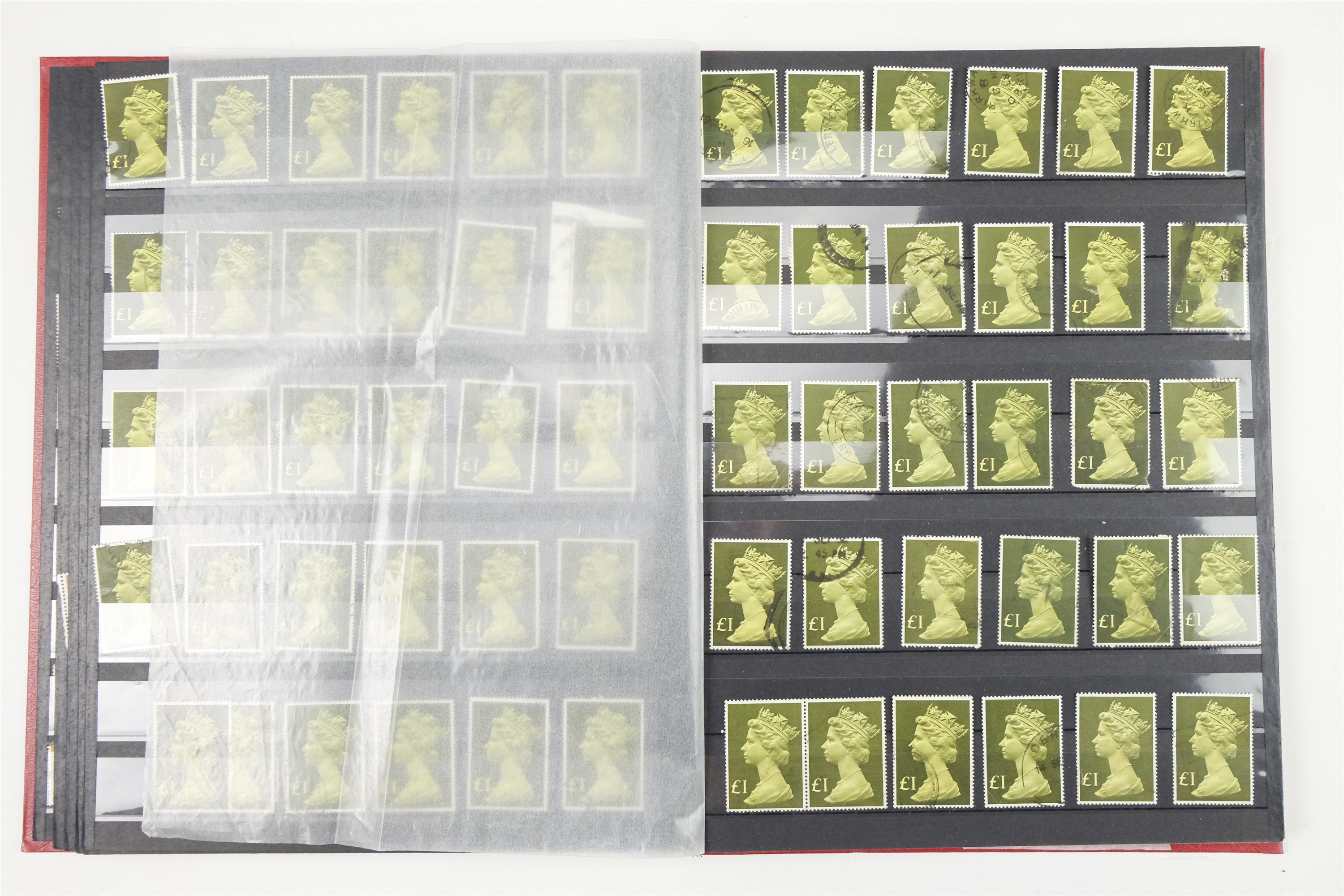 Six hingeless albums of largely GB QEII stamps, comprising definitives, commemoratives, decimal - Image 66 of 90