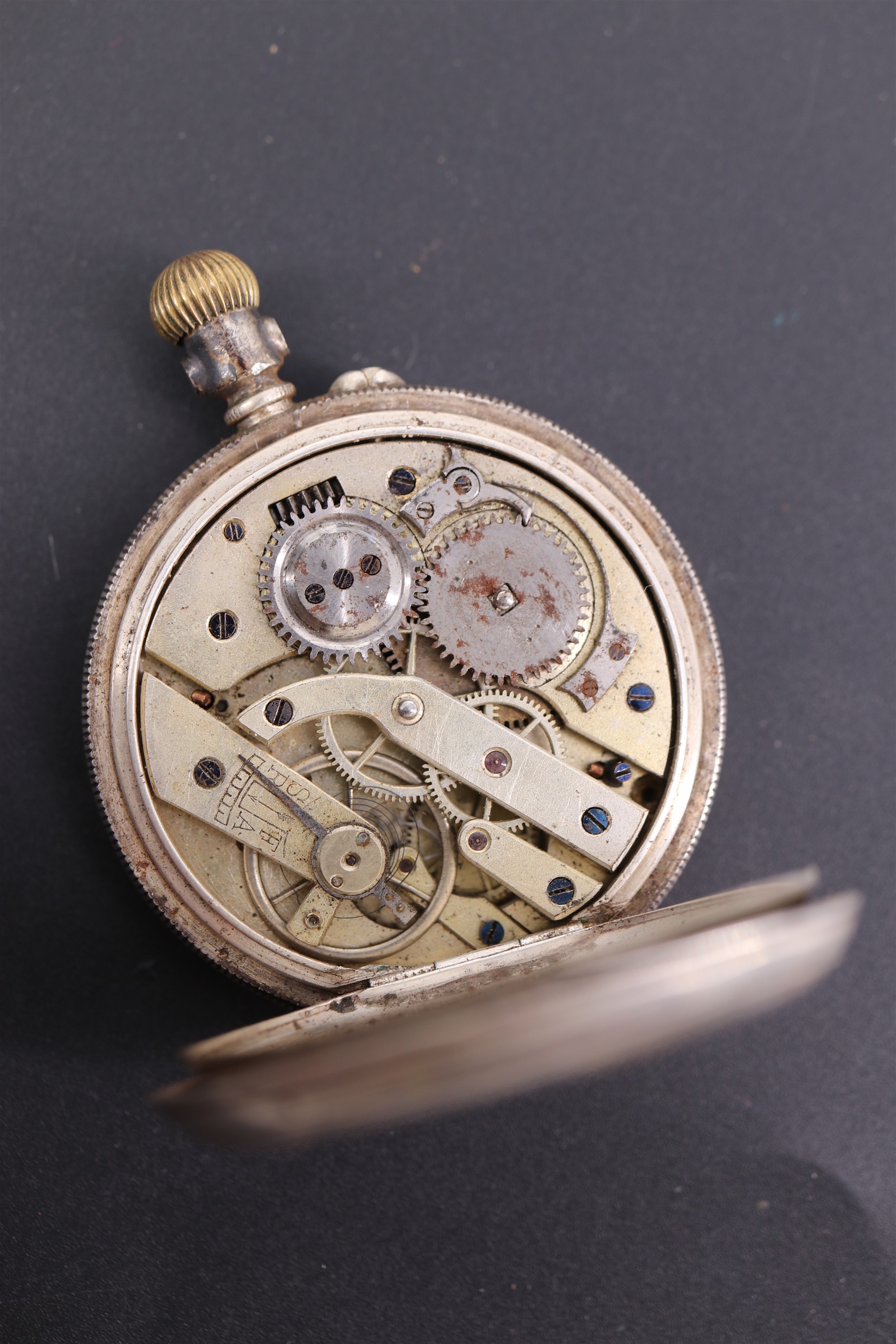 Four various late 19th / early 20th Century silver cased pocket watches, (a/f) - Image 8 of 13