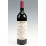 A bottle of 1976 Vega Sicilia "Unico" Gran Reserva wine, 75 cl