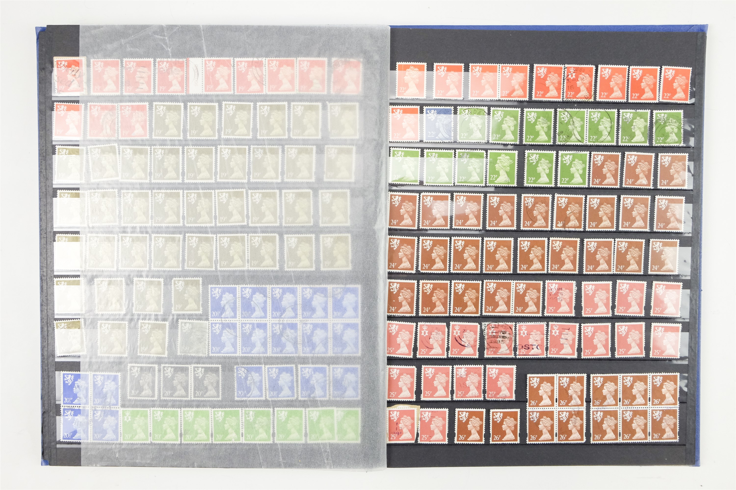 Six hingeless albums of largely GB QEII stamps, comprising definitives, commemoratives, decimal - Image 51 of 90