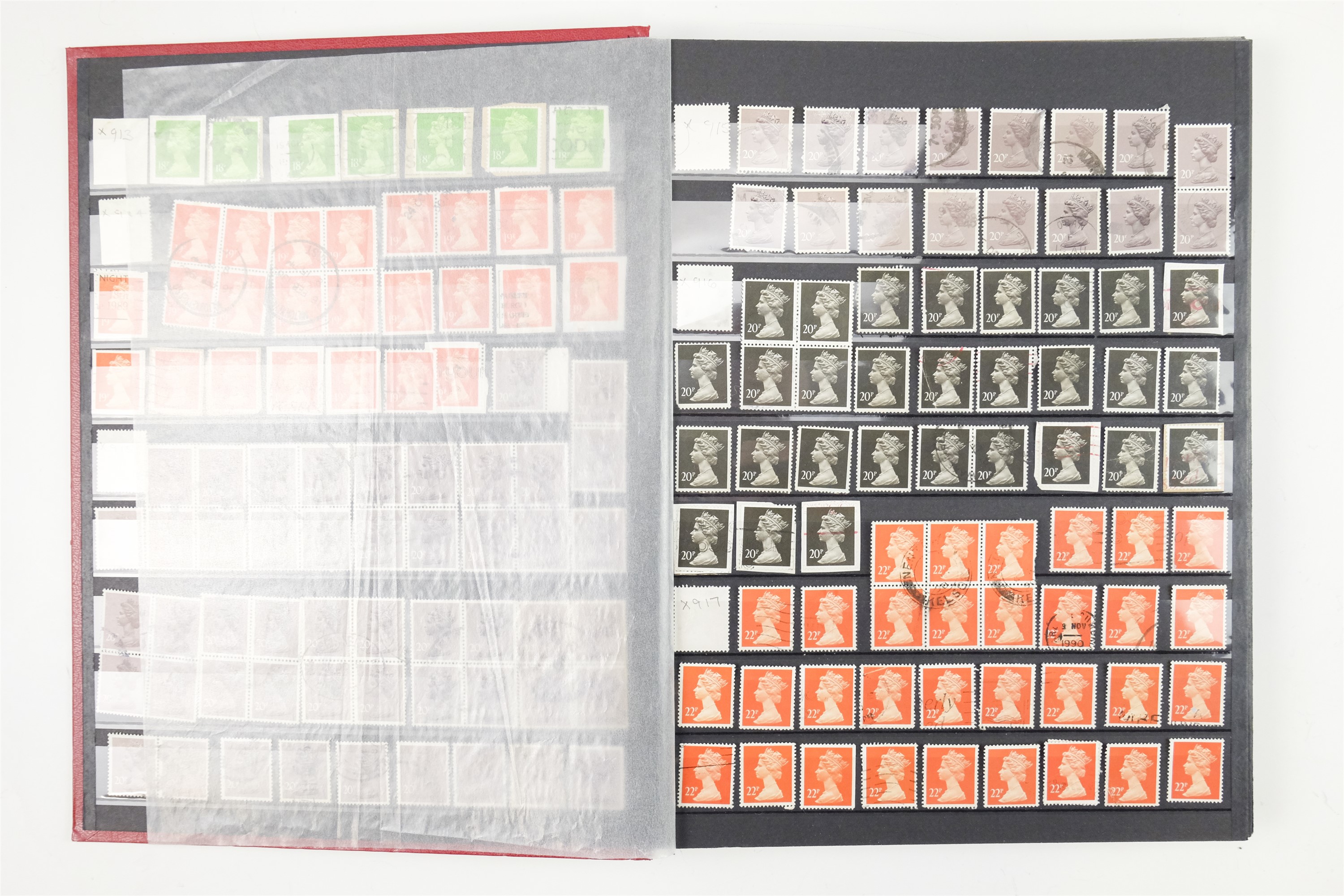 Six hingeless albums of largely GB QEII stamps, comprising definitives, commemoratives, decimal - Image 60 of 90