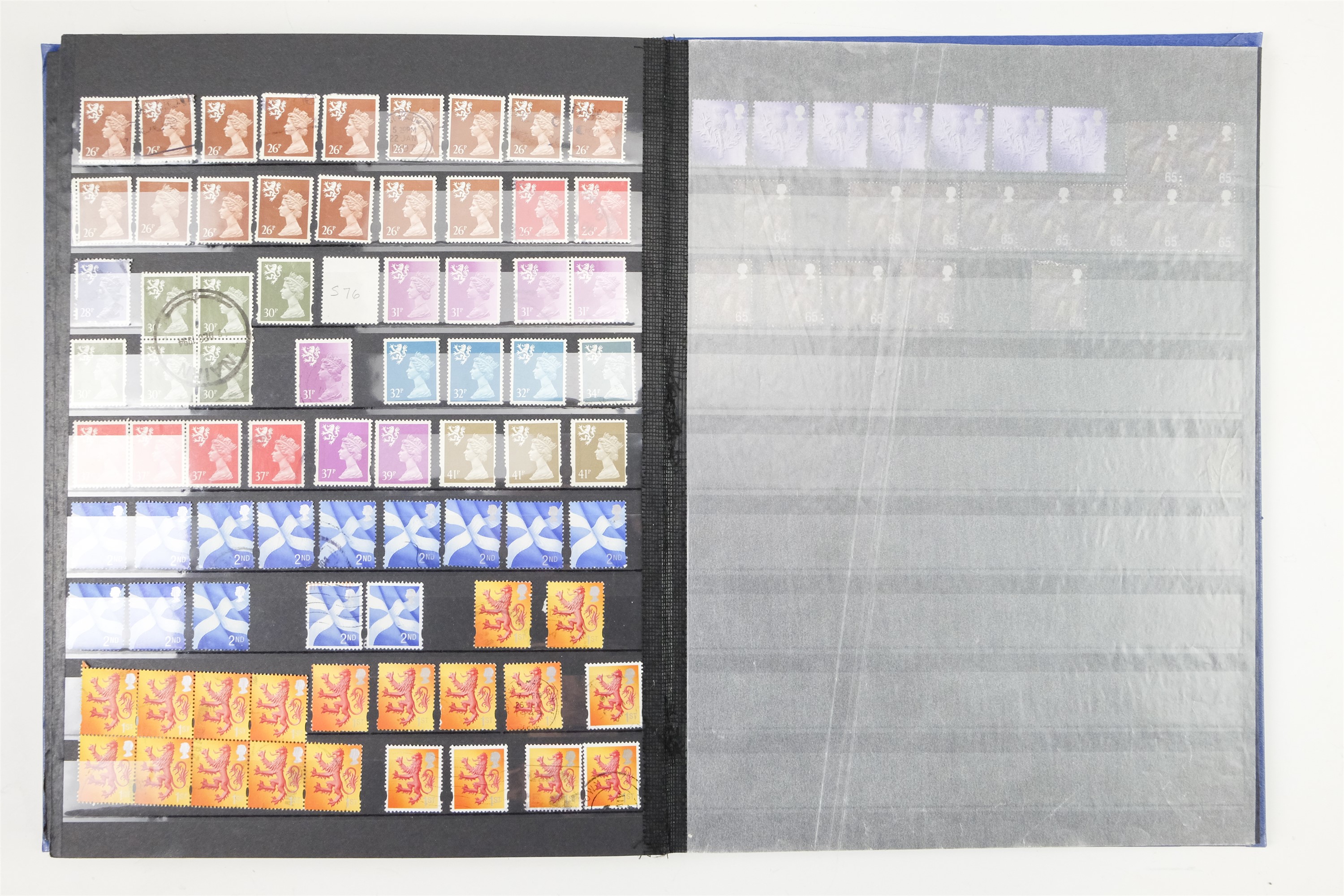 Six hingeless albums of largely GB QEII stamps, comprising definitives, commemoratives, decimal - Image 52 of 90