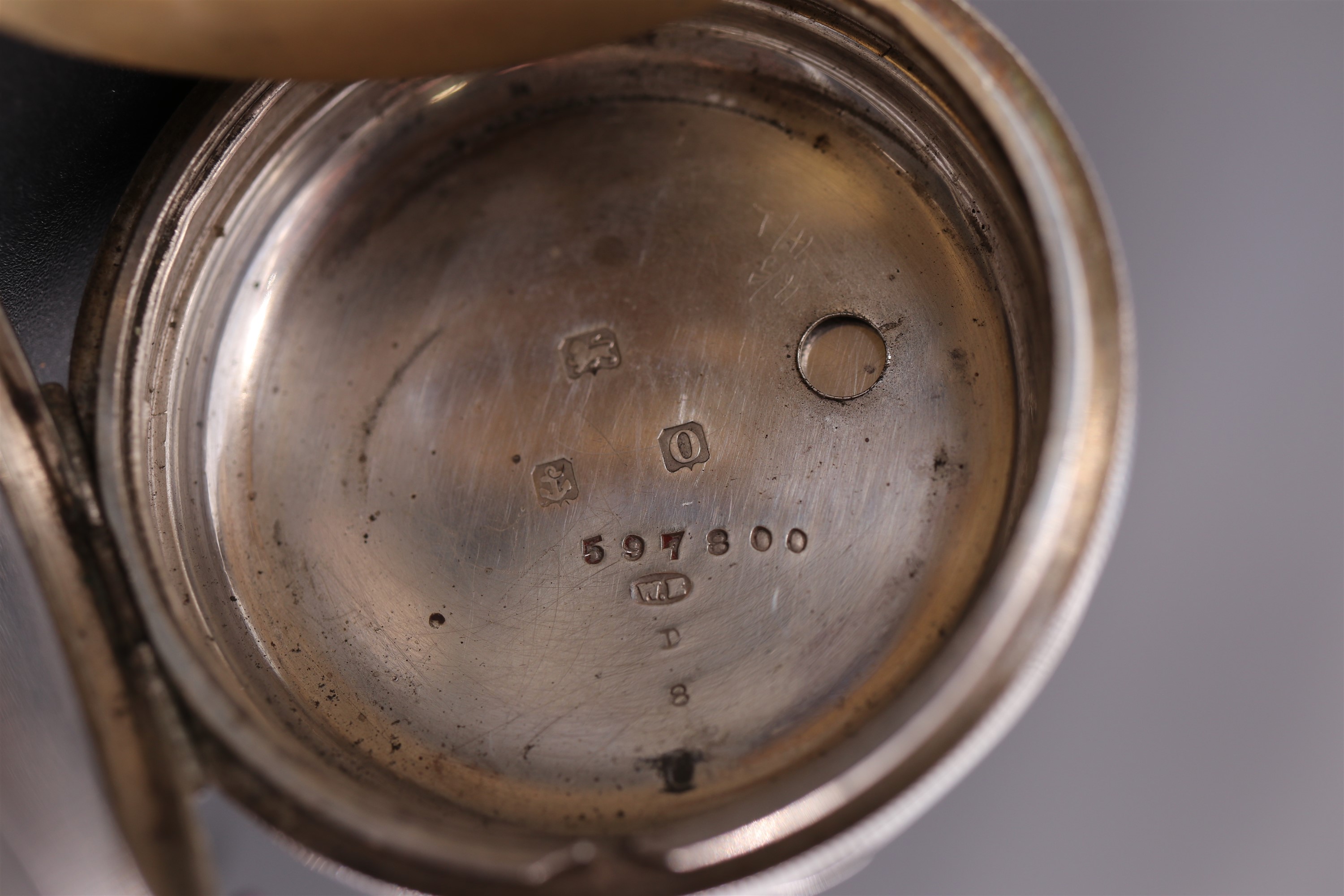 Four various late 19th / early 20th Century silver cased pocket watches, (a/f) - Image 6 of 13