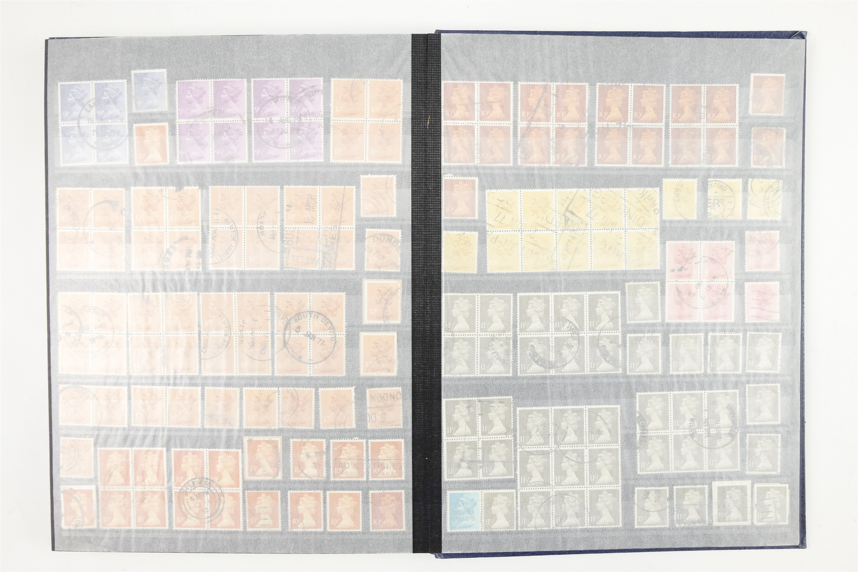 Six hingeless albums of largely GB QEII stamps, comprising definitives, commemoratives, decimal - Image 86 of 90