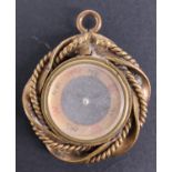 A Victorian / early 20th Century novelty watch chain fob magnetic compass, (26 mm excluding