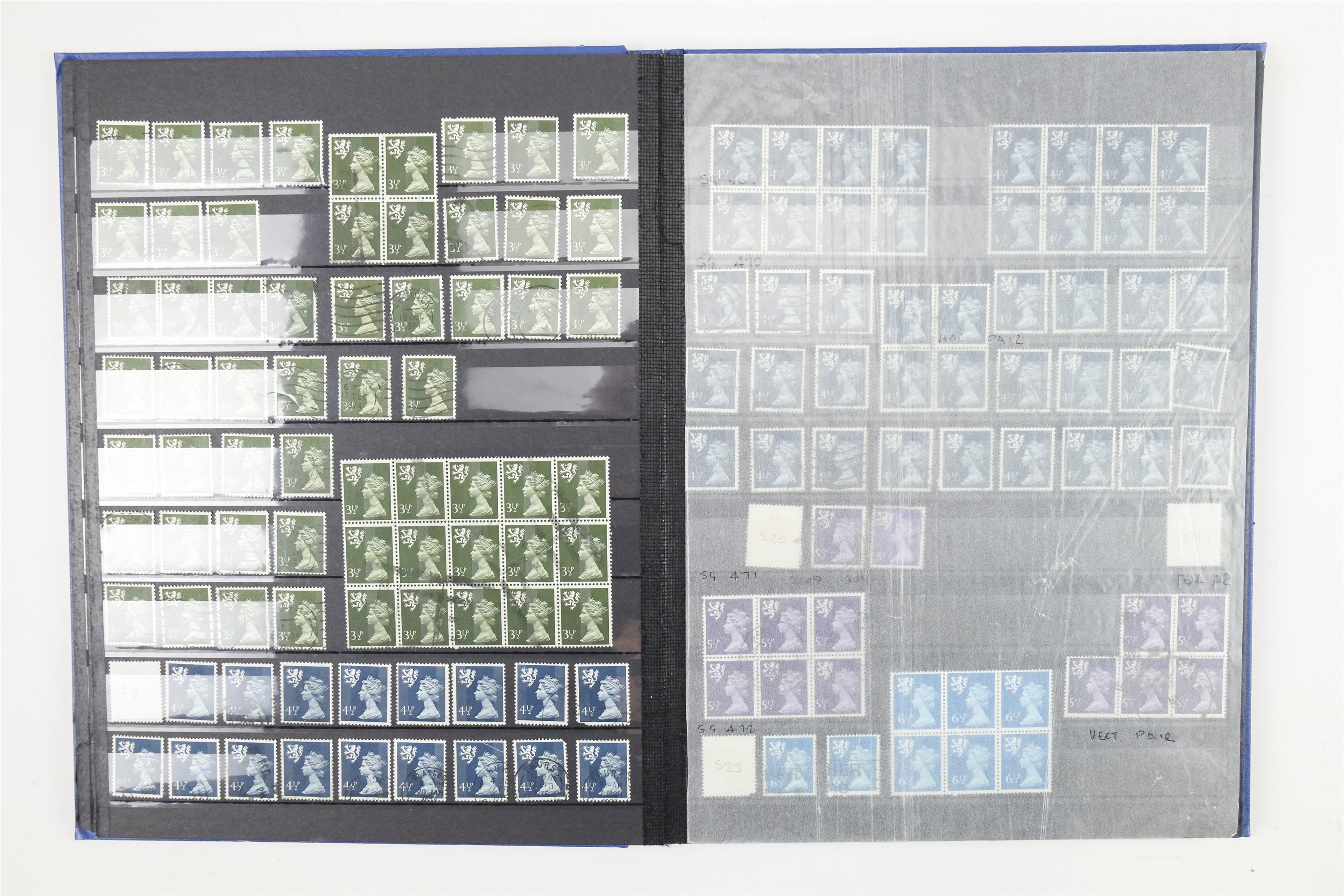 Six hingeless albums of largely GB QEII stamps, comprising definitives, commemoratives, decimal - Image 47 of 90