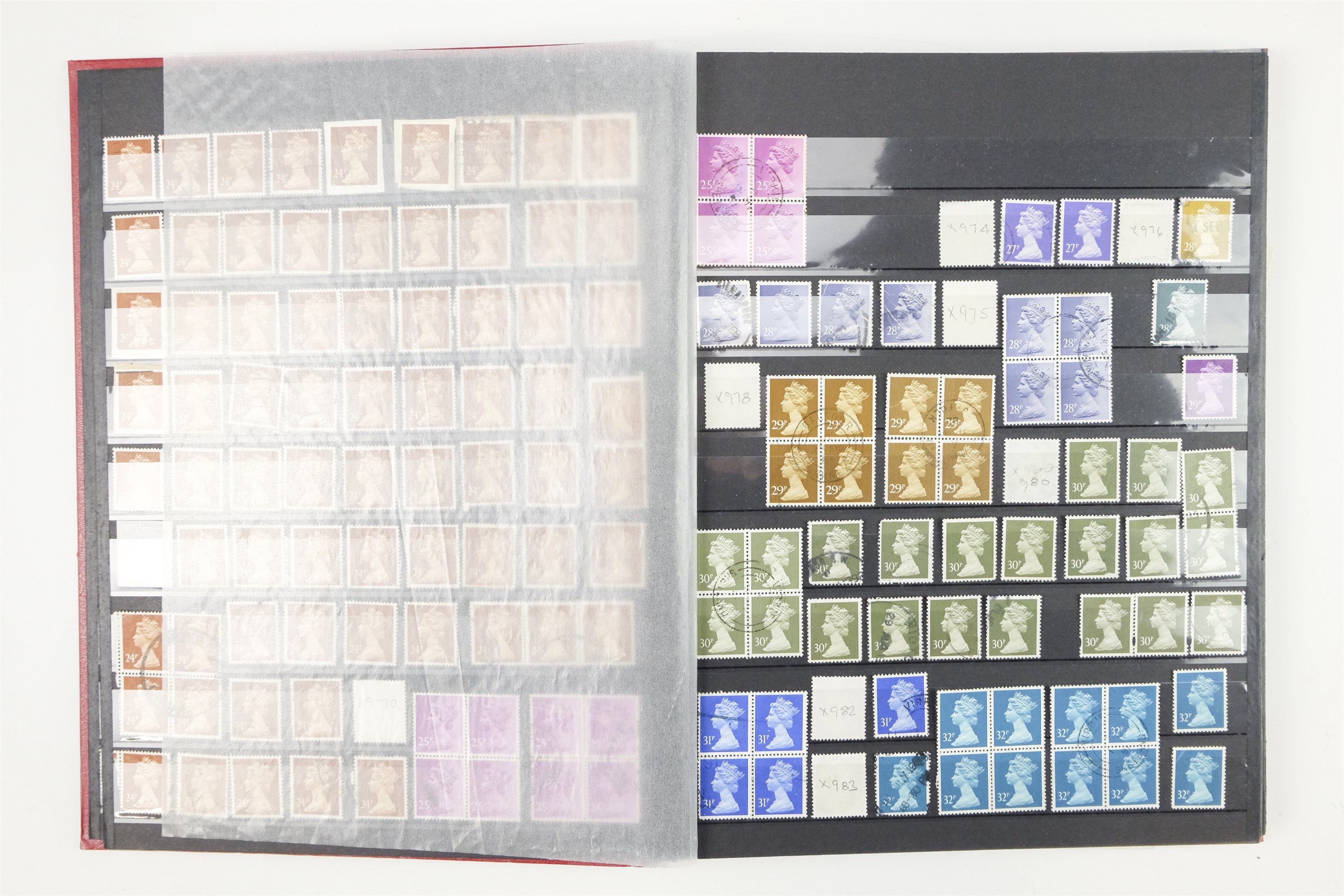 Six hingeless albums of largely GB QEII stamps, comprising definitives, commemoratives, decimal - Image 62 of 90