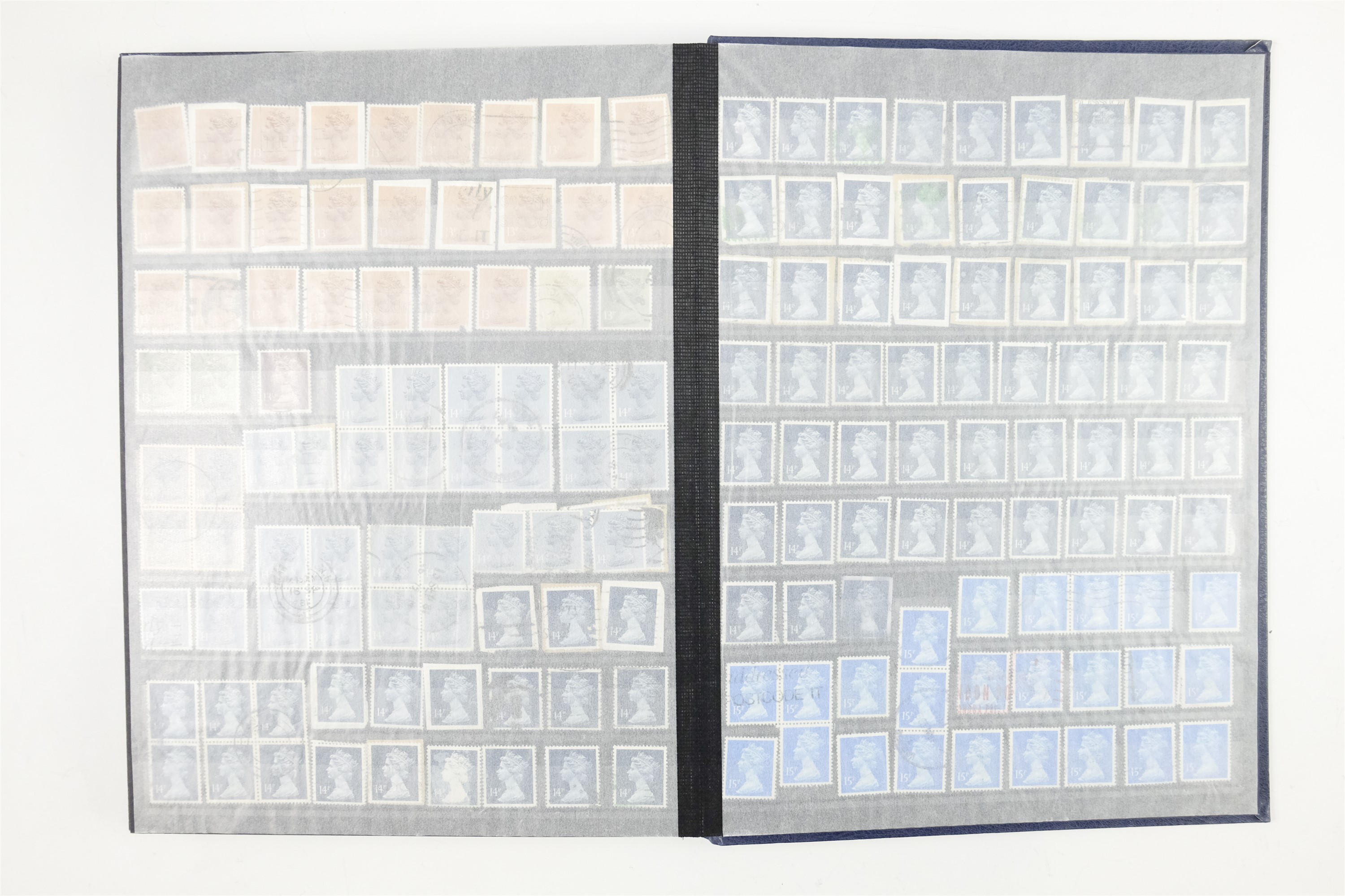 Six hingeless albums of largely GB QEII stamps, comprising definitives, commemoratives, decimal - Image 88 of 90