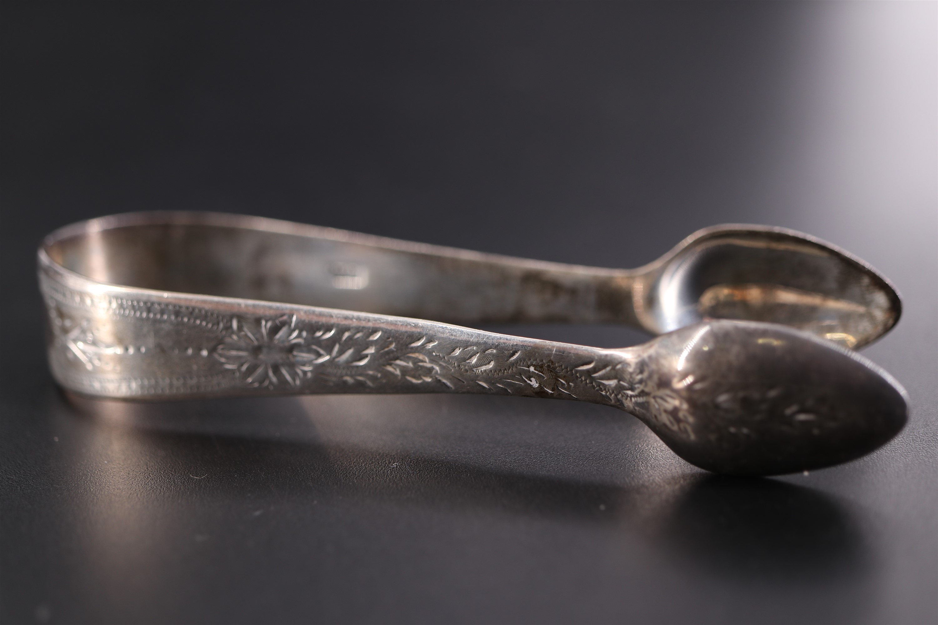 Four various Victorian and later silver sugar tongs, 78 g - Image 2 of 10