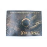 A theatre programme for the motion picture "The Lord of the Rings, The Fellowship of the Ring",