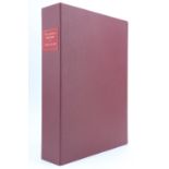 Folio Society, "The Letterpress Shakespeare, King Lear", bound by G Lachenmaier in gilt red half