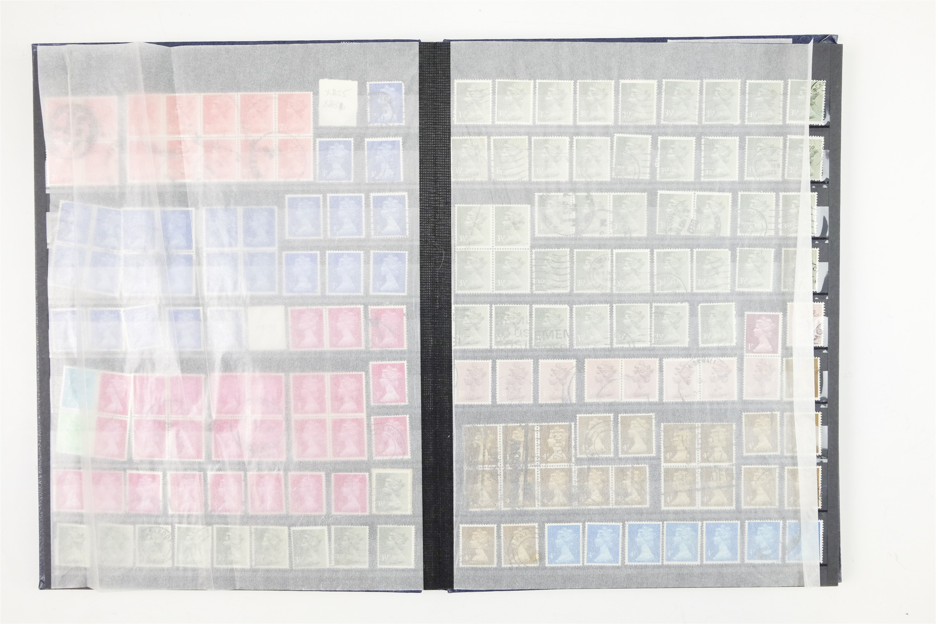 Six hingeless albums of largely GB QEII stamps, comprising definitives, commemoratives, decimal - Image 82 of 90