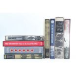 A group of Folio Society books on military history including Graves, "Goodbye to All That"; Sebag-