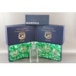 A boxed Martell Cognac decanter together with two boxed sets of Martell Grand National 2002 glasses