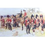 After Frank Dadd "The Scots Regiment in the British Army", print, mid / late 20th Century, in double