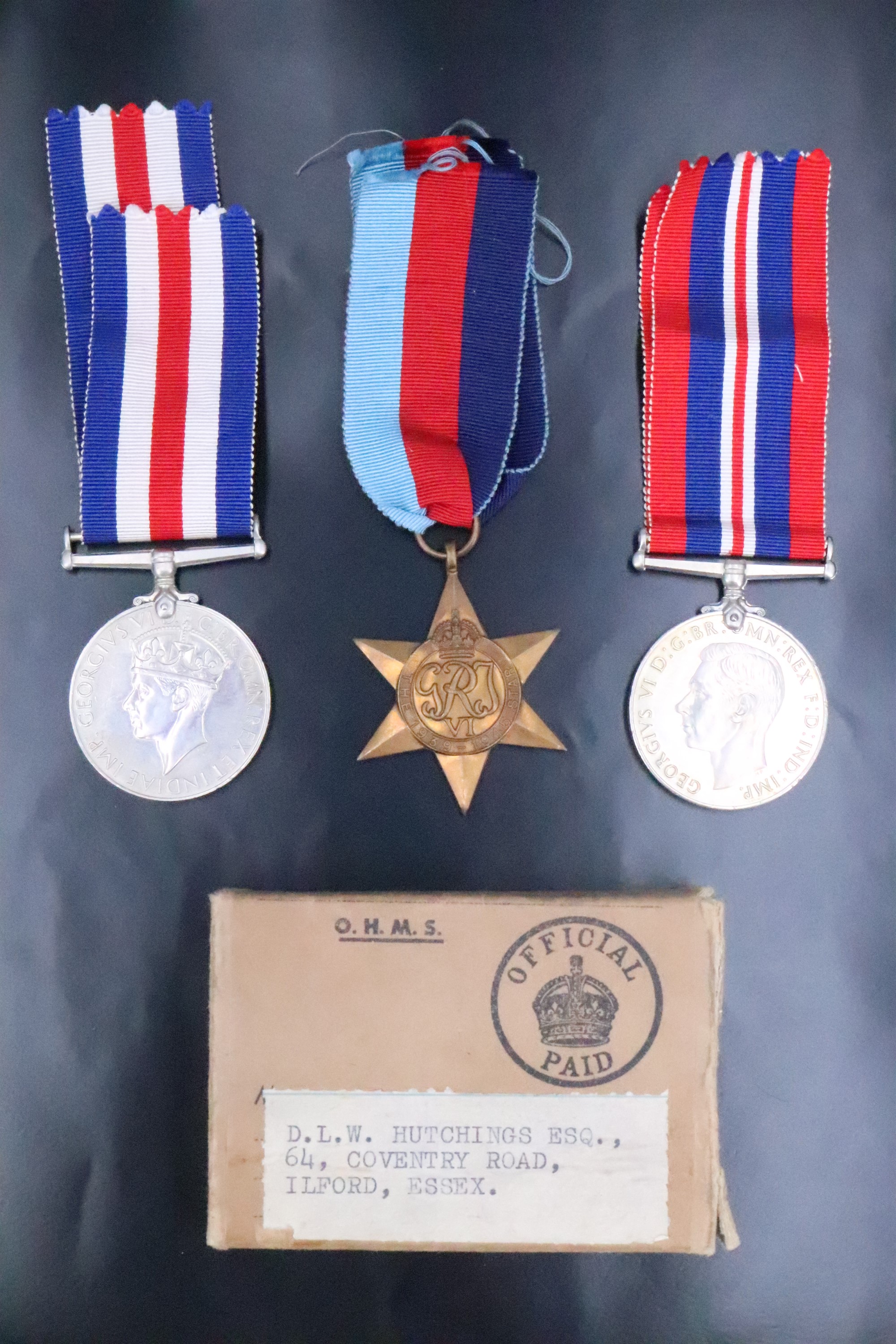 A Second World War campaign medal group including France & German Star, in Air Ministry carton - Image 2 of 4